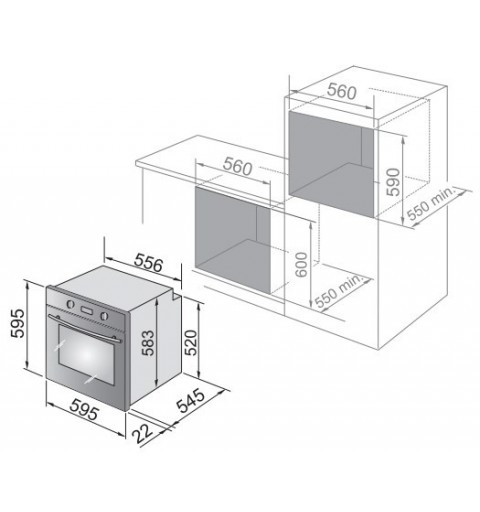 De’Longhi CM 9L AN Backofen 74 l A Anthrazit