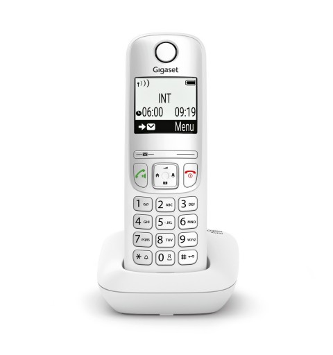 Gigaset AS490 Teléfono DECT analógico Identificador de llamadas Blanco