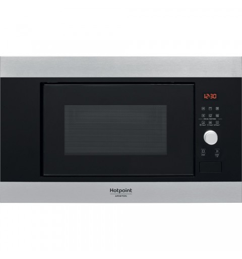 Hotpoint MF20G IX HA Built-in Grill microwave 20 L 800 W Black, Stainless steel