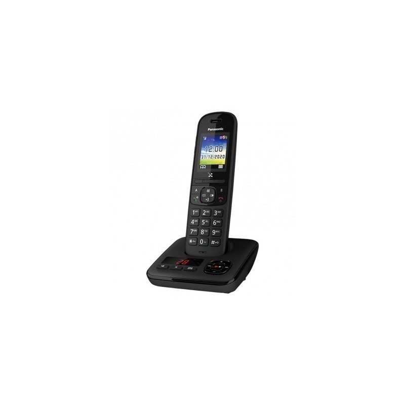 Panasonic KX-TGH720JT Téléphone DECT Identification de l'appelant Noir