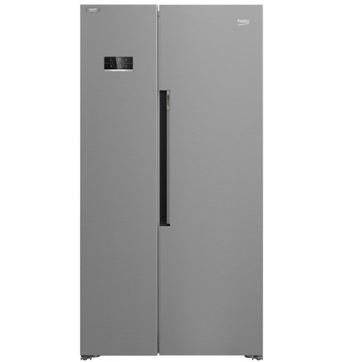 Beko GN1603140XBN nevera puerta lado a lado Independiente 580 L E Acero inoxidable