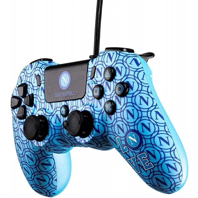 Qubick ACP40167 Gaming-Controller Blau Gamepad Analog Digital PlayStation 4