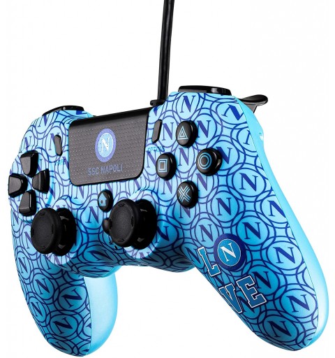 Qubick ACP40167 Gaming-Controller Blau Gamepad Analog Digital PlayStation 4