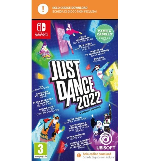 Ubisoft Just Dance 2022 Estándar Italiano Nintendo Switch