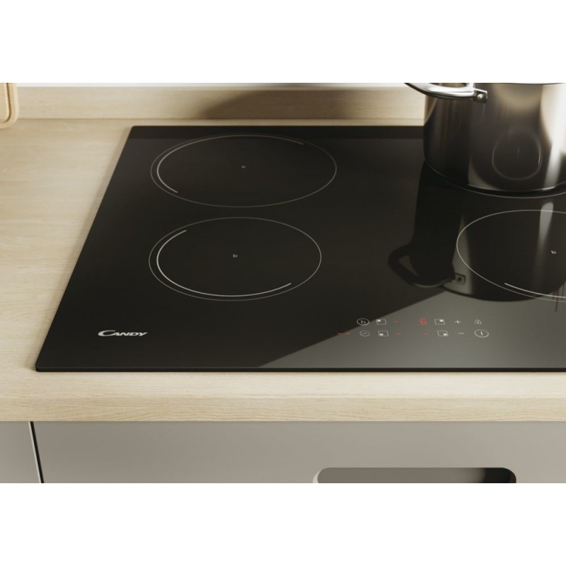 Candy Smart CI642C E1 Noir Intégré (placement) 59 cm Plaque avec zone à induction 4 zone(s)