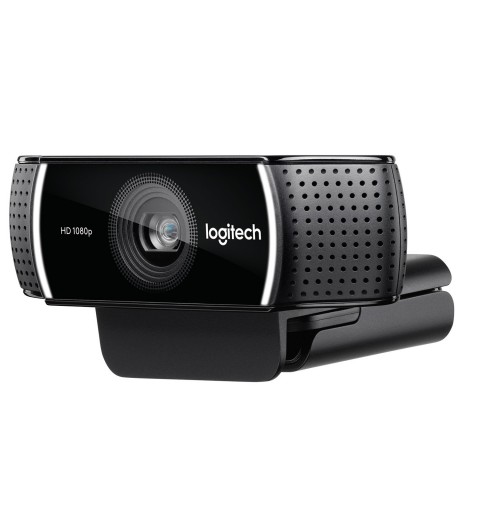 Logitech C922 Pro Stream cámara web 1920 x 1080 Pixeles USB Negro