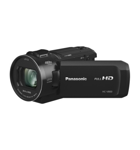Panasonic HC-V800EG Videocámara manual 8,57 MP MOS Full HD Negro
