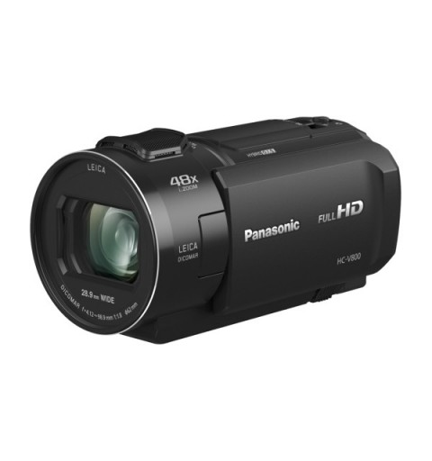 Panasonic HC-V800EG Videocámara manual 8,57 MP MOS Full HD Negro
