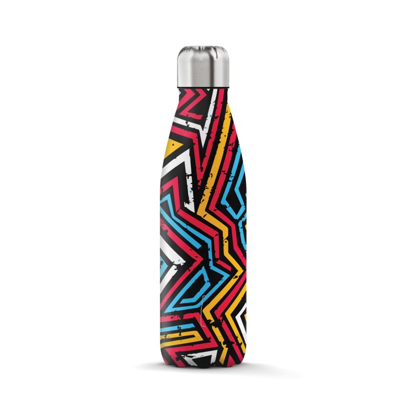 The Steel Bottle Pop art Uso diario 500 ml Acero inoxidable Multicolor