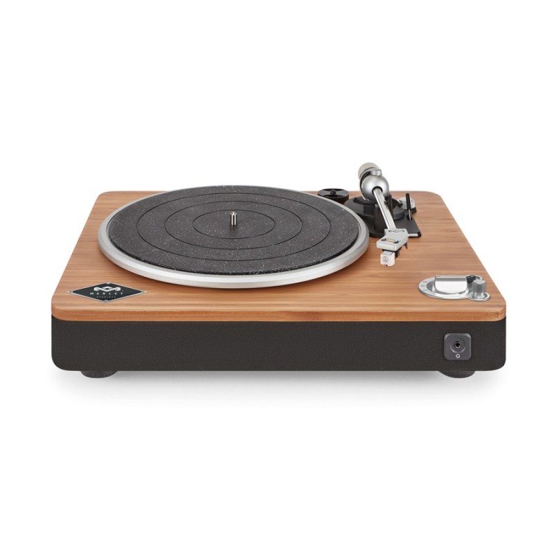 The House Of Marley Stir It Up Wireless Audio-Plattenspieler mit Riemenantrieb Schwarz, Holz