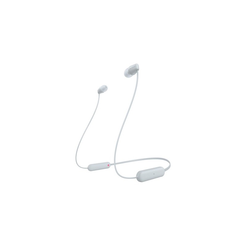 Sony WI-C100 Casque Sans fil Ecouteurs Appels/Musique Bluetooth Blanc - Sony