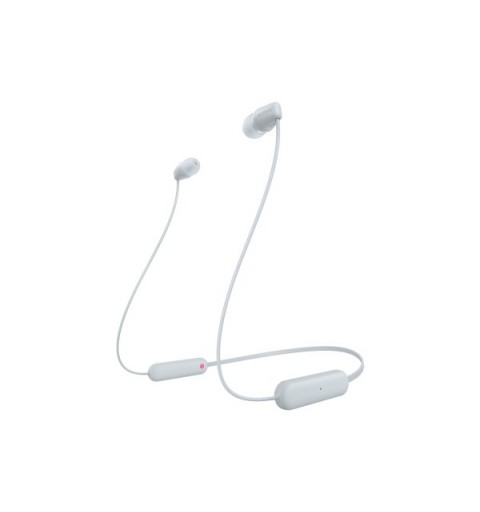 Sony WI-C100 Auricolare Wireless In-ear Musica e Chiamate Bluetooth Bianco