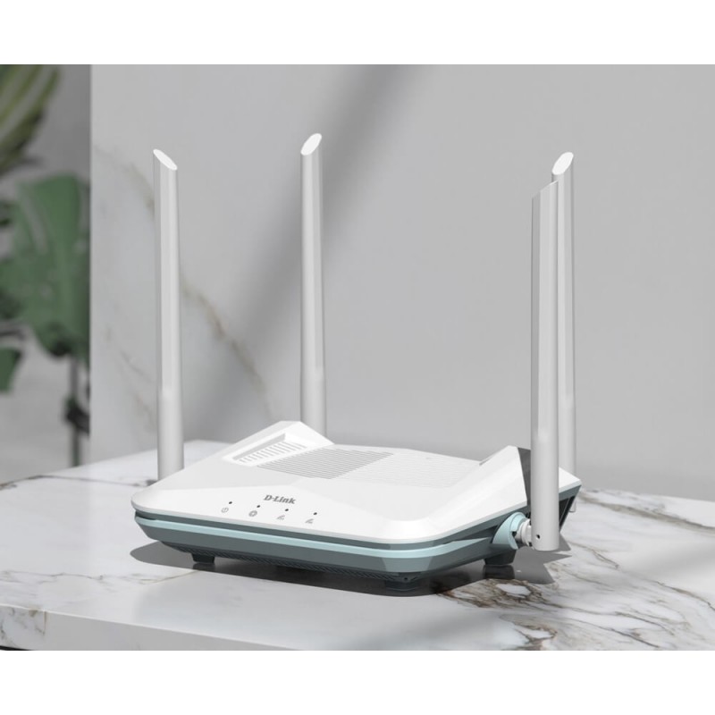 D-Link AX1500 R15 WLAN-Router Gigabit Ethernet Dual-Band (2,4 GHz 5 GHz) Weiß