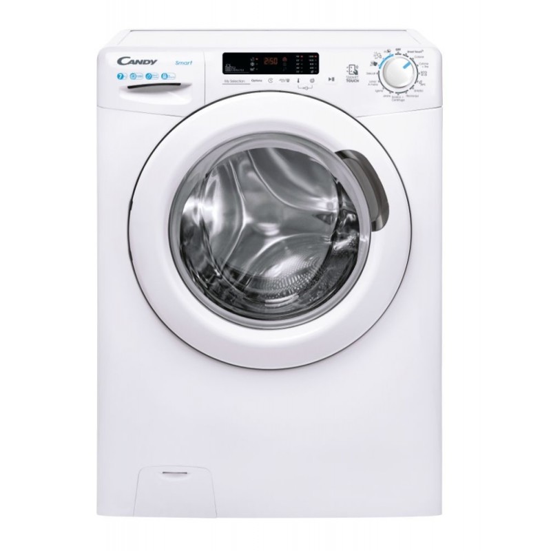 Candy Smart CS 1272DE 1-11 machine à laver Charge avant 7 kg 1200 tr min D Blanc