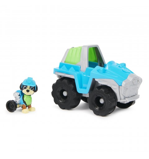 PAW Patrol , vehículo Dinosaur Rescue de Rex, con figura de acción coleccionable, juguetes para niños a partir de 3 años