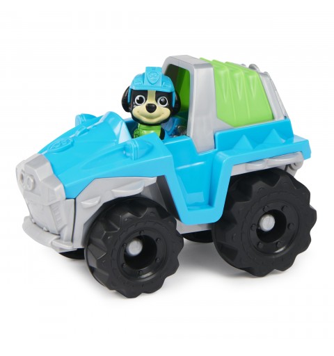 PAW Patrol , vehículo Dinosaur Rescue de Rex, con figura de acción coleccionable, juguetes para niños a partir de 3 años
