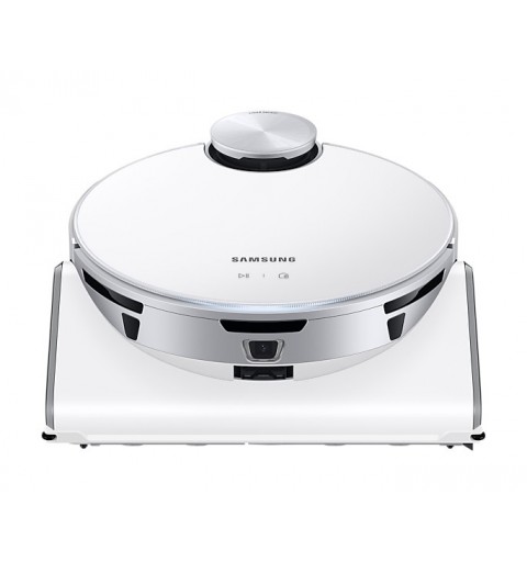 Samsung Jet Bot AI+ aspiradora robotizada 0,2 L Sin bolsa Plata, Blanco