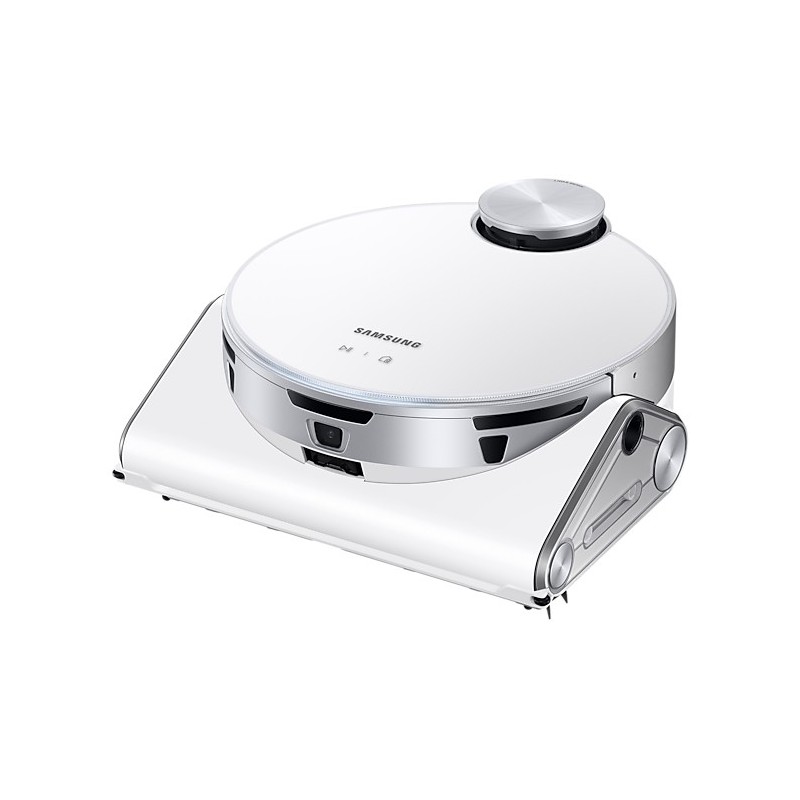 Samsung Jet Bot AI+ aspiradora robotizada 0,2 L Sin bolsa Plata, Blanco