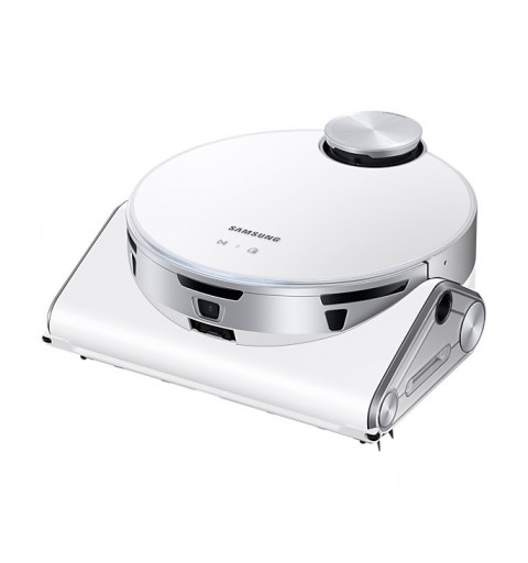 Samsung Jet Bot AI+ robot aspirateur 0,2 L Sans sac Argent, Blanc