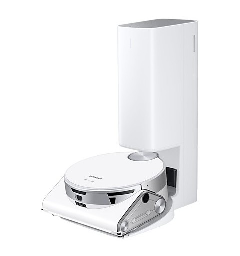 Samsung Jet Bot AI+ robot aspirateur 0,2 L Sans sac Argent, Blanc