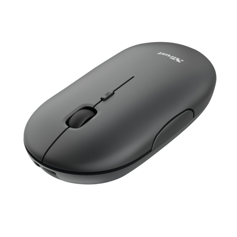 Trust Puck souris Ambidextre RF sans fil + Bluetooth Optique 1600 DPI