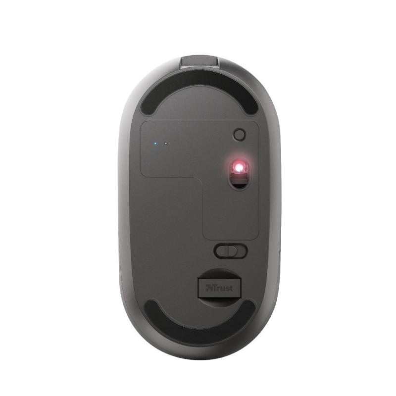 Trust Puck mouse Ambidextrous RF Wireless + Bluetooth Optical 1600 DPI