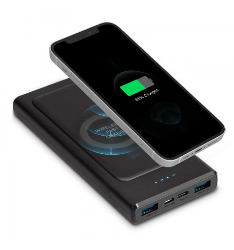 SBS TEBB10000WIRCK power bank Lithium Polymer (LiPo) 10000 mAh Wireless charging Black