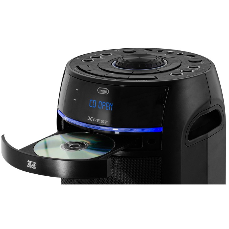 Trevi XF 900 CD Sistema de megafonía portátil 90 W Negro