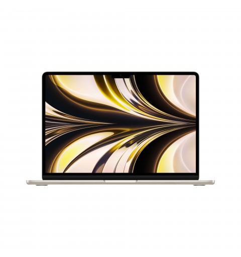 Apple MacBook Air MacBookAir M2 Notebook 34,5 cm (13.6 Zoll) Apple M 8 GB 256 GB SSD Wi-Fi 6 (802.11ax) macOS Monterey Beige