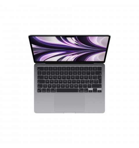 Apple MacBook Air MacBookAir M2 Portátil 34,5 cm (13.6") Apple M 8 GB 256 GB SSD Wi-Fi 6 (802.11ax) macOS Monterey Gris