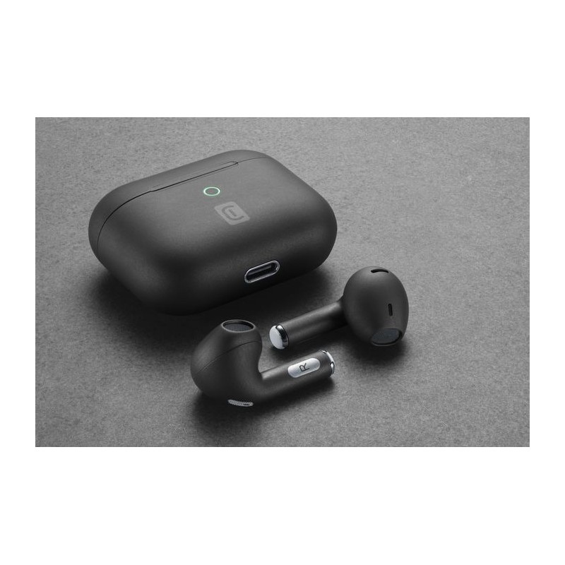 Cellularline Crystal Auriculares Inalámbrico Dentro de oído Llamadas Música Bluetooth Negro