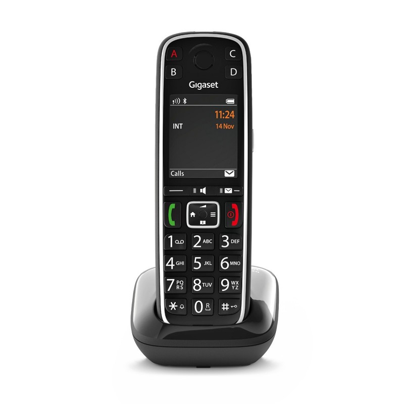 Gigaset E720 Teléfono DECT analógico Identificador de llamadas Negro