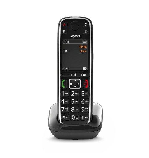 Gigaset E720 Teléfono DECT analógico Identificador de llamadas Negro