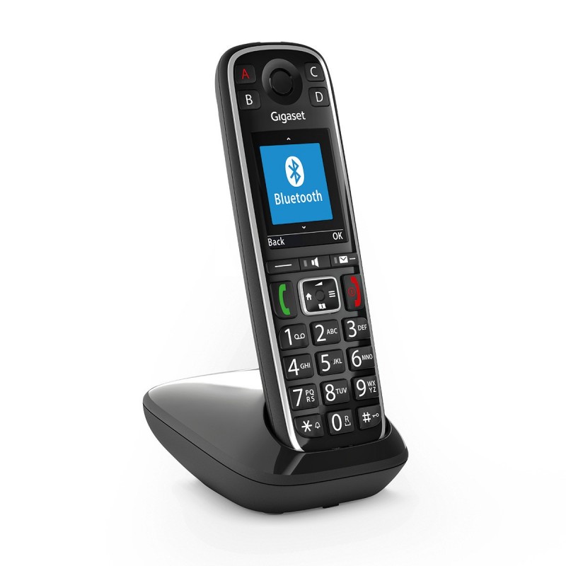 Gigaset E720 Teléfono DECT analógico Identificador de llamadas Negro