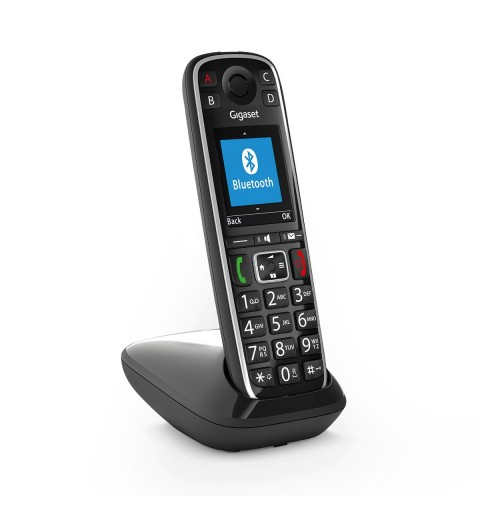 Gigaset E720 Teléfono DECT analógico Identificador de llamadas Negro