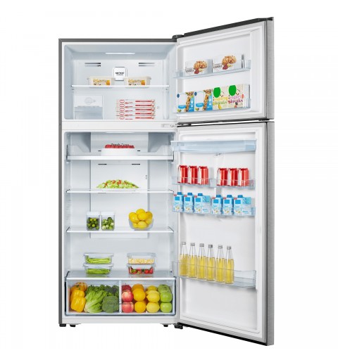 Hisense RT728N4WCE fridge-freezer Freestanding 552 L E Metallic