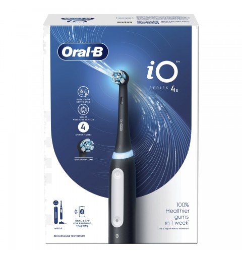 Oral-B iO 4S Adult Vibrating toothbrush Black