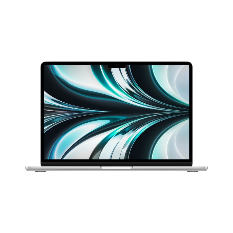 Apple MacBook Air MacBookAir M2 Notebook 34.5 cm (13.6") Apple M 8 GB 256 GB SSD Wi-Fi 6 (802.11ax) macOS Monterey Silver