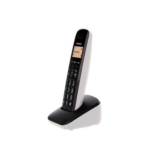 Panasonic KX-TGB612JT Teléfono DECT Identificador de llamadas Negro, Blanco