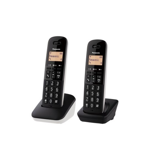 Panasonic KX-TGB612JT Teléfono DECT Identificador de llamadas Negro, Blanco