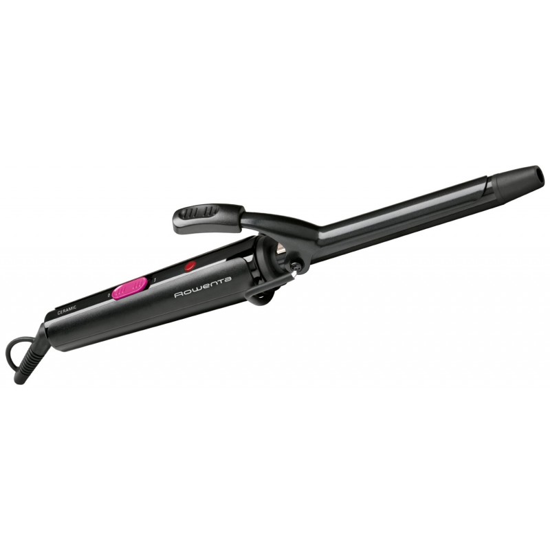 Rowenta Curler 2 CF2119 brosse soufflante et fer à lisser Fer à friser À chaleur Noir 25 W 1,8 m