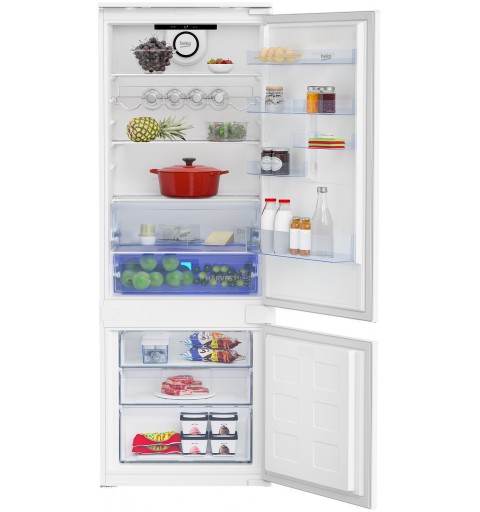 Beko BCSE400E40SN fridge-freezer Built-in 400 L E White