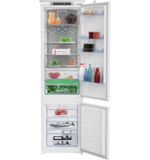 Beko BCNA306E4SN frigo combine Intégré (placement) 306 L E Blanc