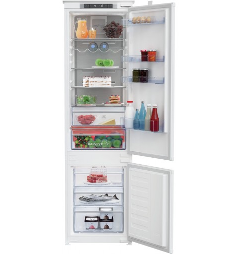 Beko BCNA306E4SN frigo combine Intégré (placement) 306 L E Blanc