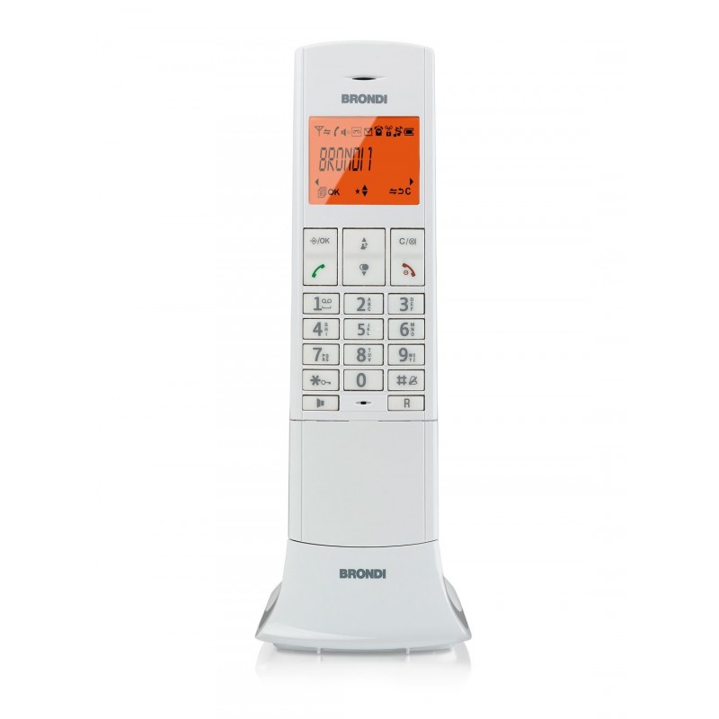 Brondi Lemure Teléfono DECT Identificador de llamadas Blanco