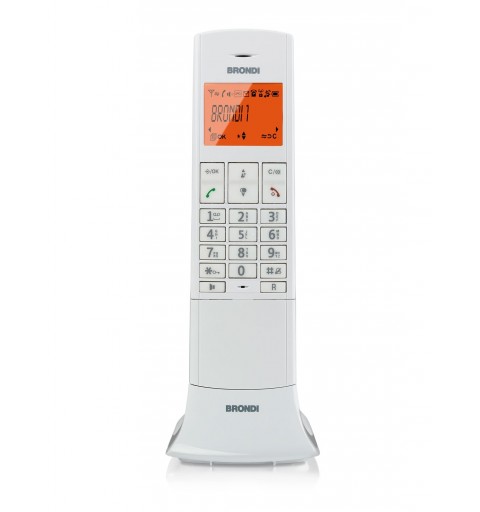 Brondi Lemure Teléfono DECT Identificador de llamadas Blanco