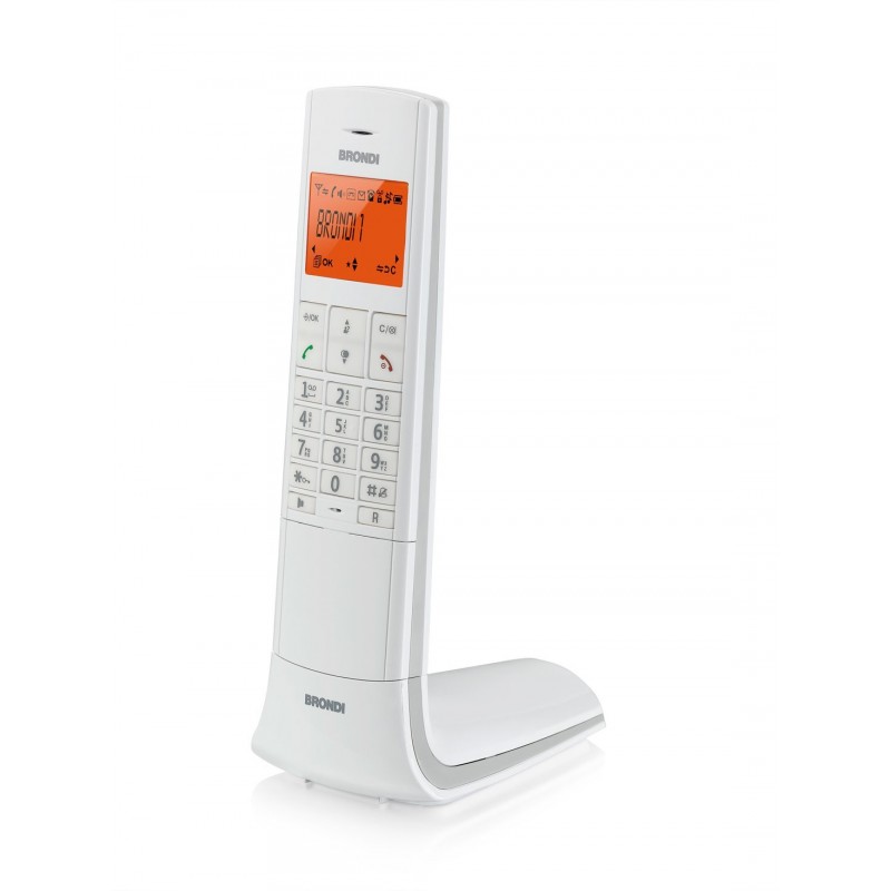 Brondi Lemure Teléfono DECT Identificador de llamadas Blanco