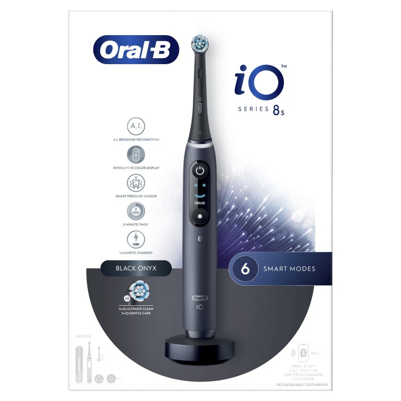 Oral-B iO 8S Adult Vibrating toothbrush Black