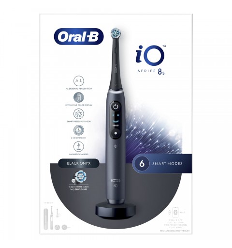 Oral-B iO 8S Adult Vibrating toothbrush Black