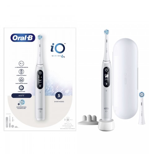 Oral-B iO 6 Adult Vibrating toothbrush White